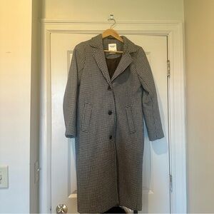 Abercrombie & Fitch Brown and White Trench Coat - A&F Dad Coat